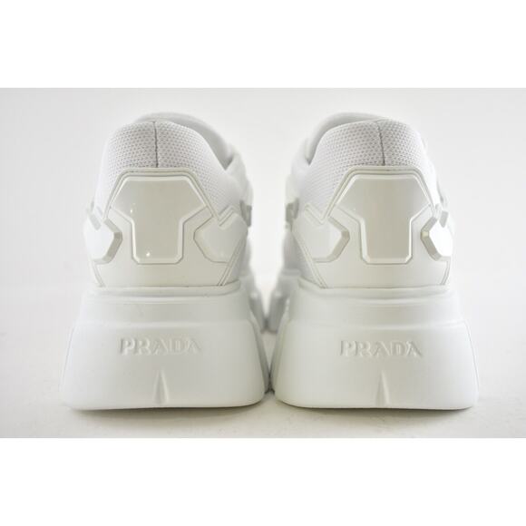 Prada Monolith Evolution Thunder Lug Sole White Platform Flat Low Sneaker 38.5 - Picture 11 of 12